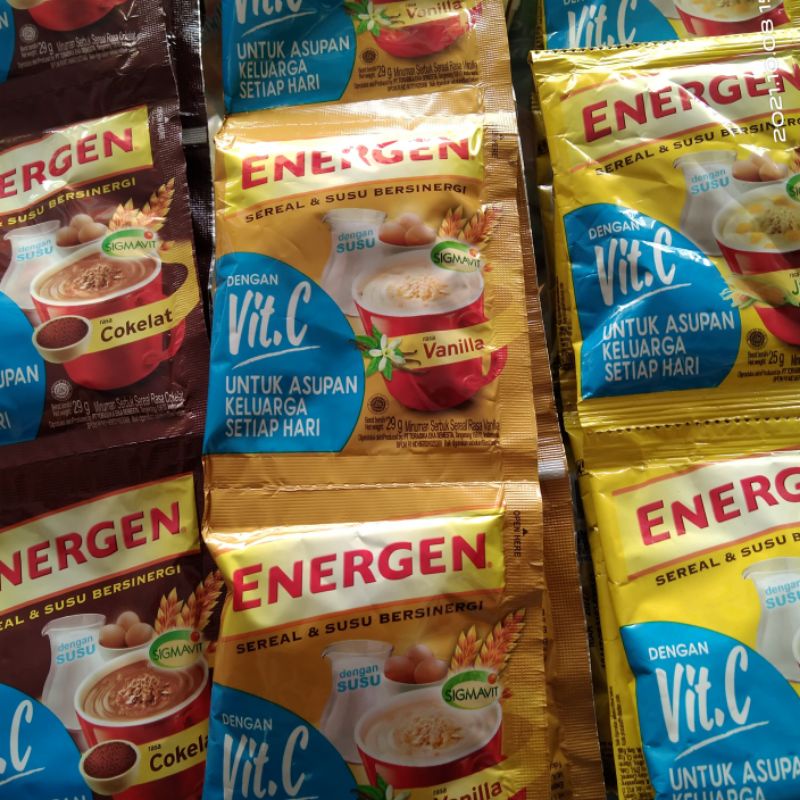 Jual energen coklat , energen vanila , energen jagung | Shopee Indonesia