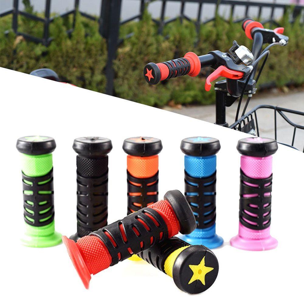 Lanfy Bicycle Handler Grip Aksesoris Sepeda Bagian Sepeda Stang Sepeda Grips Grips Karet Shockproof Menyerap Guncangan Grip Sepeda