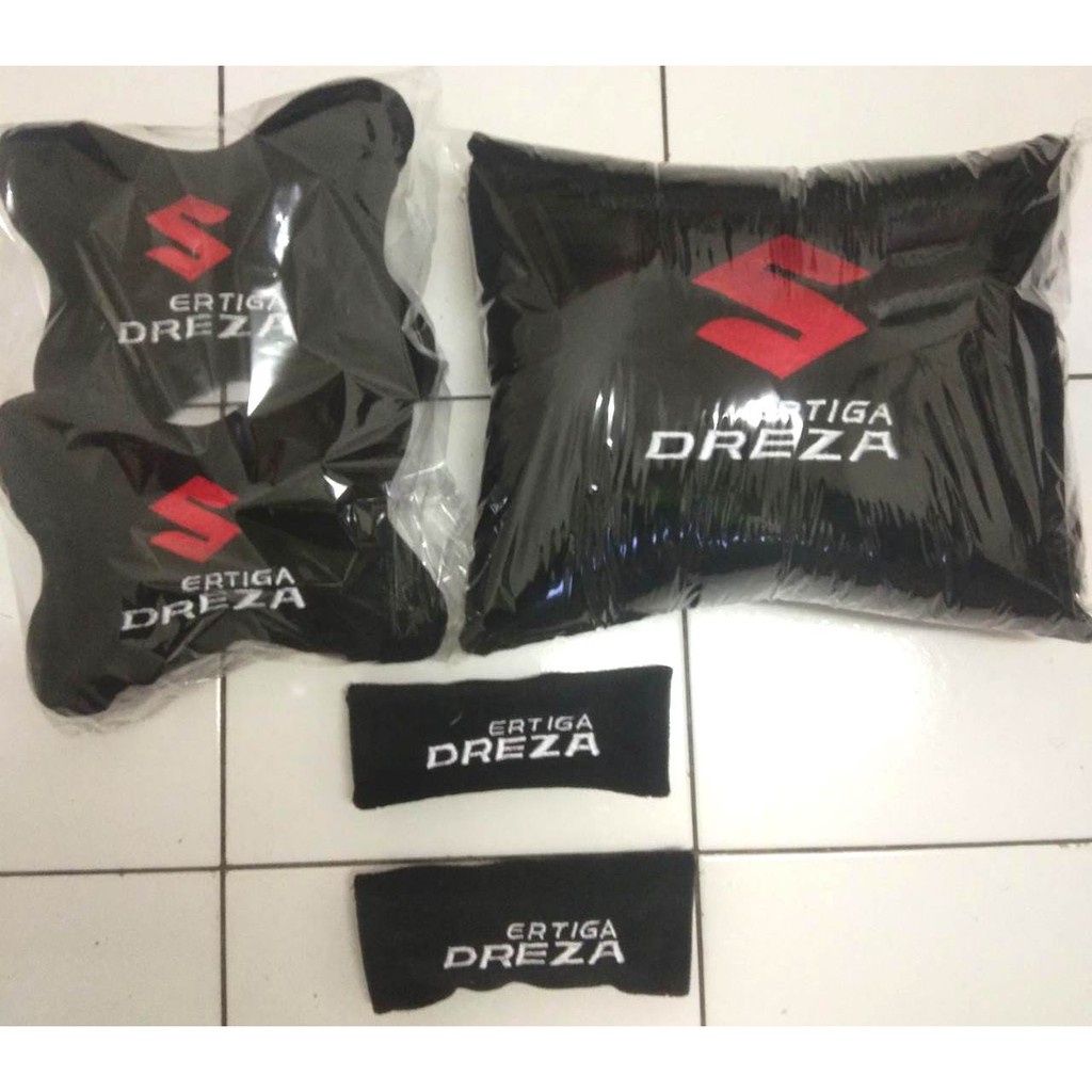 Aksesoris Suzuki Ertiga Dreza Bantal Mobil Headrest 3 in 1