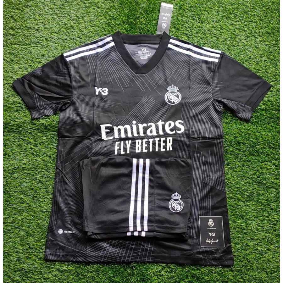 Setelan real madrid 4th hitam new 2022/2023 gradeori highquality import thailand baju bola real madr