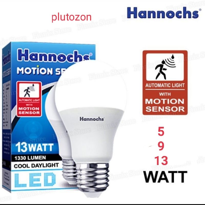 HANNOCHS LED MOTION SENSOR I LAMPU SENSOR GERAK I LAMPU OTOMATIS I LAMPU PENDETEKSI GERAK