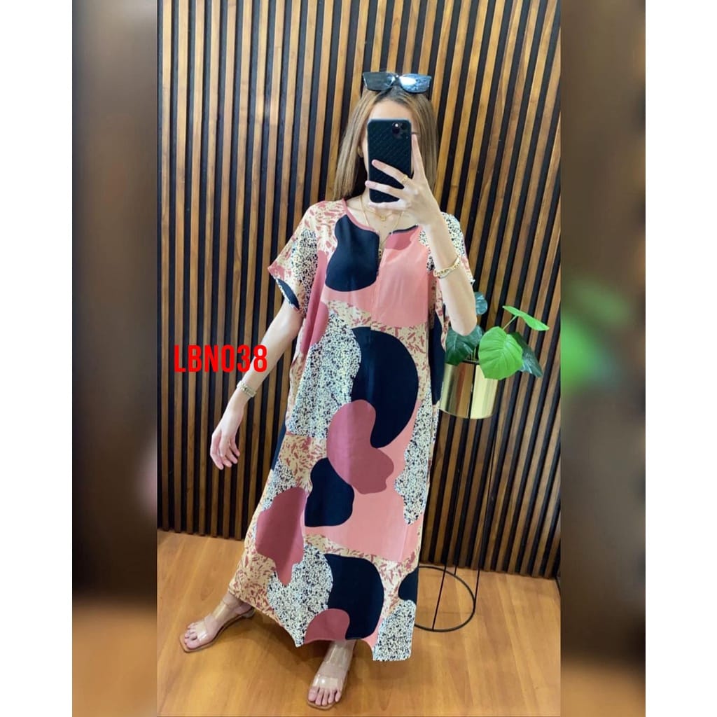 Daster Panjang Motif Semata kaki 125 cm-ILONA