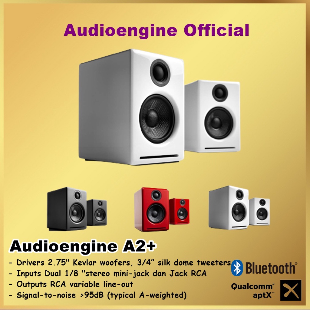 Audioengine A2+ A2 Plus A2Plus Wireless Bluetooth Speaker System