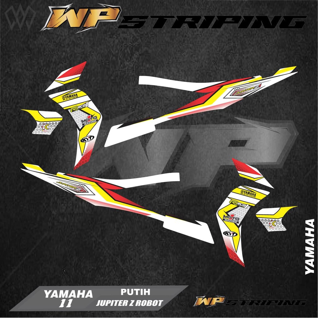 STRIPING JUPITER Z ROBOT 2010 - STIKER VARIASI LIST SKOTLET YAMAHA JUPITER Z ROBOT - 11