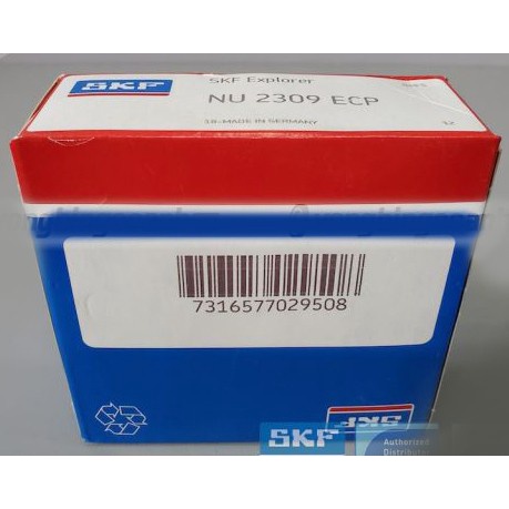 CYLINDRICAL ROLLER BEARING NU 2309 ECP SKF NU2309 ECP 45X100X36