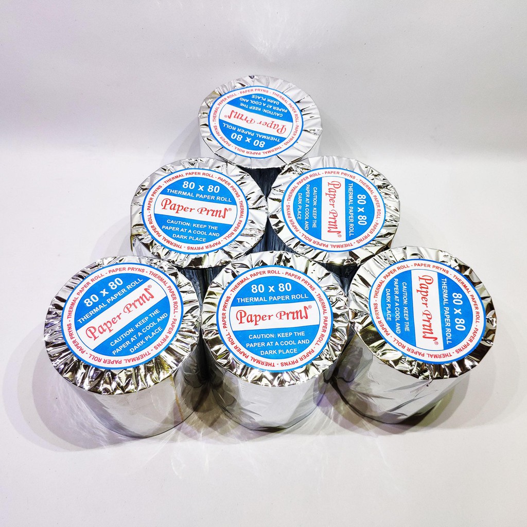 

Kertas Print Harga Thermal Paper Roll 80 x 80 Struk Kasir Gulung 80x80