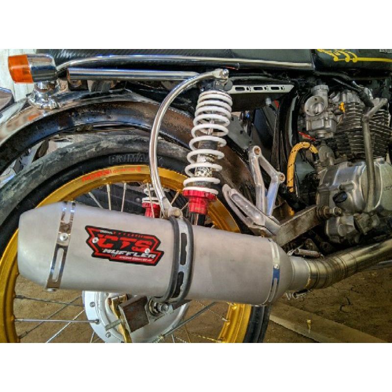 Knalpot CTS kapsul sanblas original