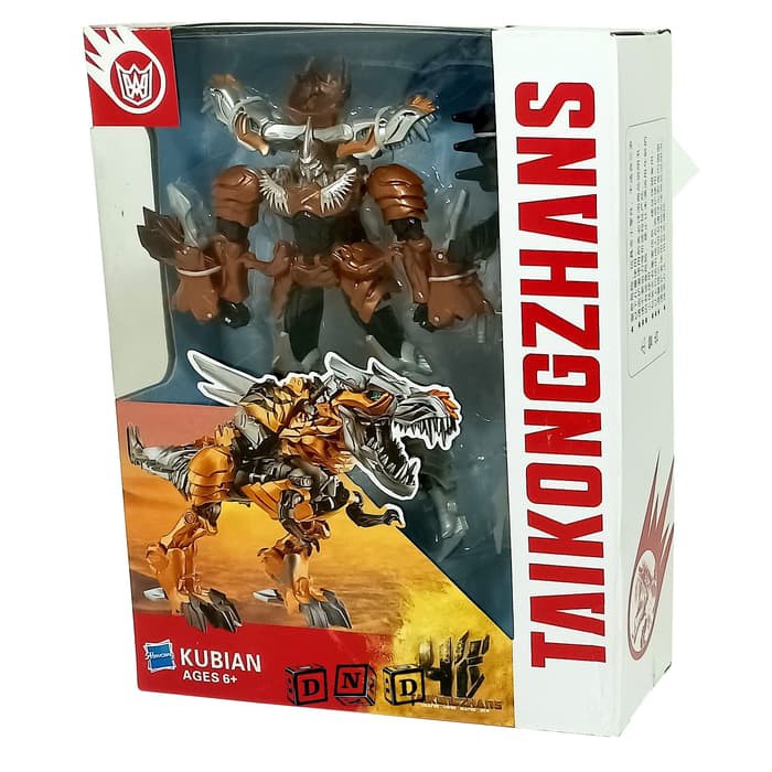 Mainan Anak Robot Transform Figure Dino T-Rex Taikongzhans