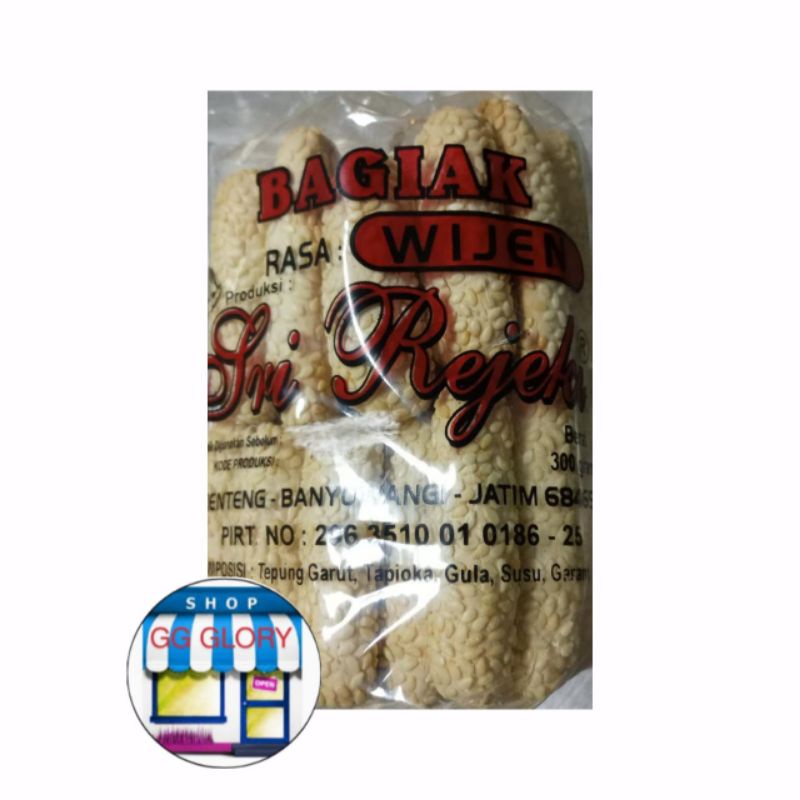 

Bagiak - Kue Kering Khas Banyuwangi 300 gr - wijen