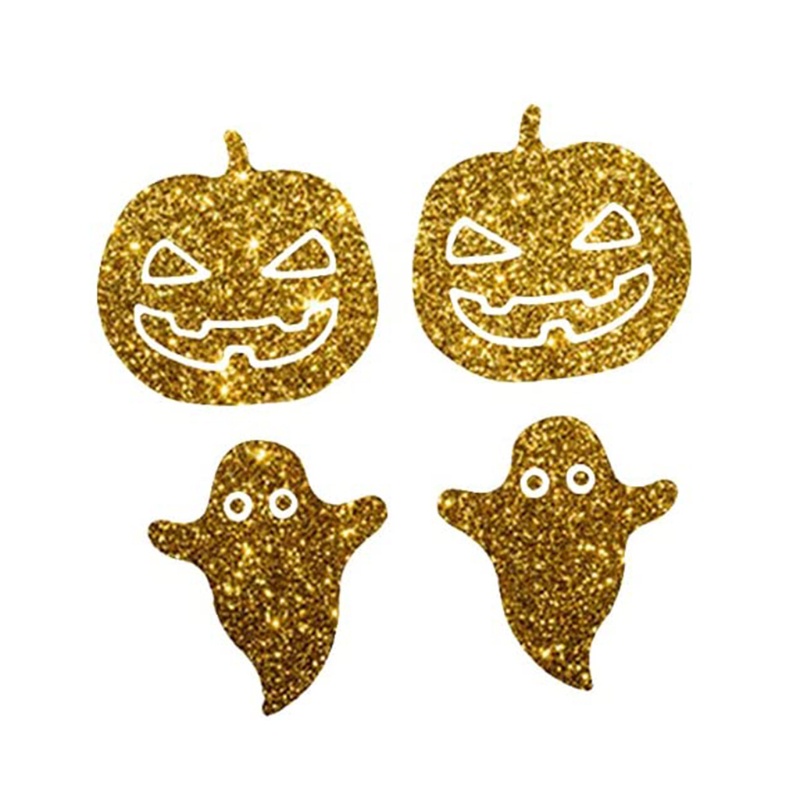 Siy Cetakan Anting Tusuk Bentuk Labu Halloween Bahan Silikon Untuk Wanita