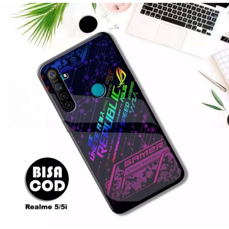 ubluk store case custom RealMe 5 ,5i motif logo keren murah