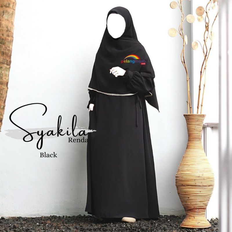 Gamis Wolfis Basic Syakila by PelangiHijab.com