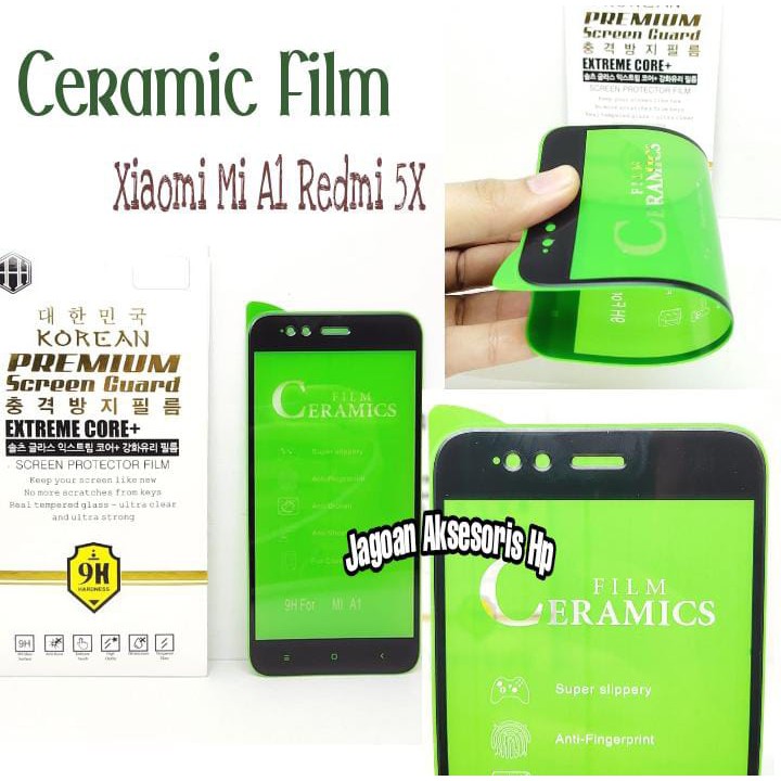 Tempered CERAMIC Redmi 5X Mi A1 5.5 inch Nano Ceramic Film Not Broken