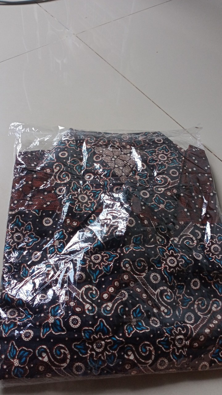 Kemeja Batik Pria Lengan Panjang Size M L Xl Xxl