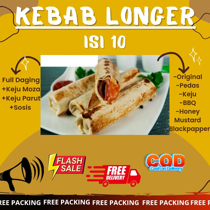 

Kebab Frozen Original Longer [Termuraaah] BISA KIRIM SUMATRA DAN JAWA WAJIB VACCUM