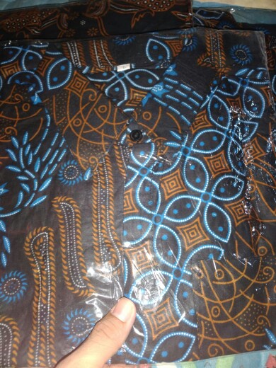 Bswart Batik Hrb026 Kenongo Hem Pendek Padi Pekalongan M L Xl Batik Pria Murah Modern Grosir