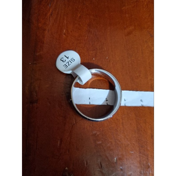 Cincin Kalung Liontin Titanium Pria Wanita Anti Karat Anime Naruto Murah Size 13