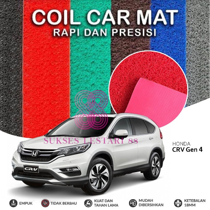 KARPET MOBIL PREMIUM HONDA CRV GEN 4 Mie Bihun 1 Warna