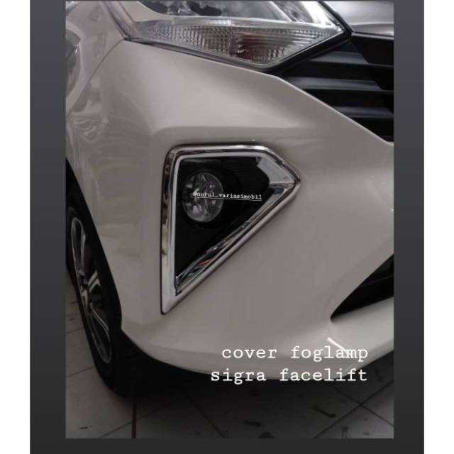 PREORDER SIGRA FACELIFT 2020 COVER FOGLAMP CHROME MERK JSL