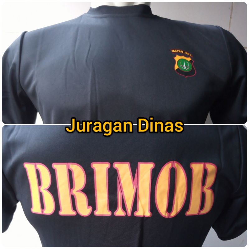 Kaos brimob jersey asli jatah pembagian polri polisi