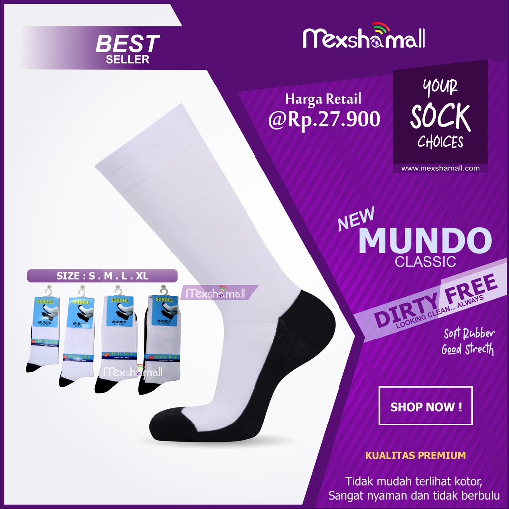 KAOS KAKI SEKOLAH MUNDO CLASSIC SEKOLAH TERBARU DAN KAOS KAKI SEKOLAH MUNDO CLASSIC SEKOLAH TERBARU DAN