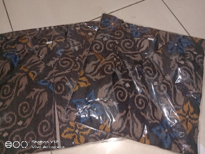 Maura Couple - Sania Ruffle Batik Couple Ori Ndoro Jowi Garansi Termurah Shopee - Batik Modern Solo