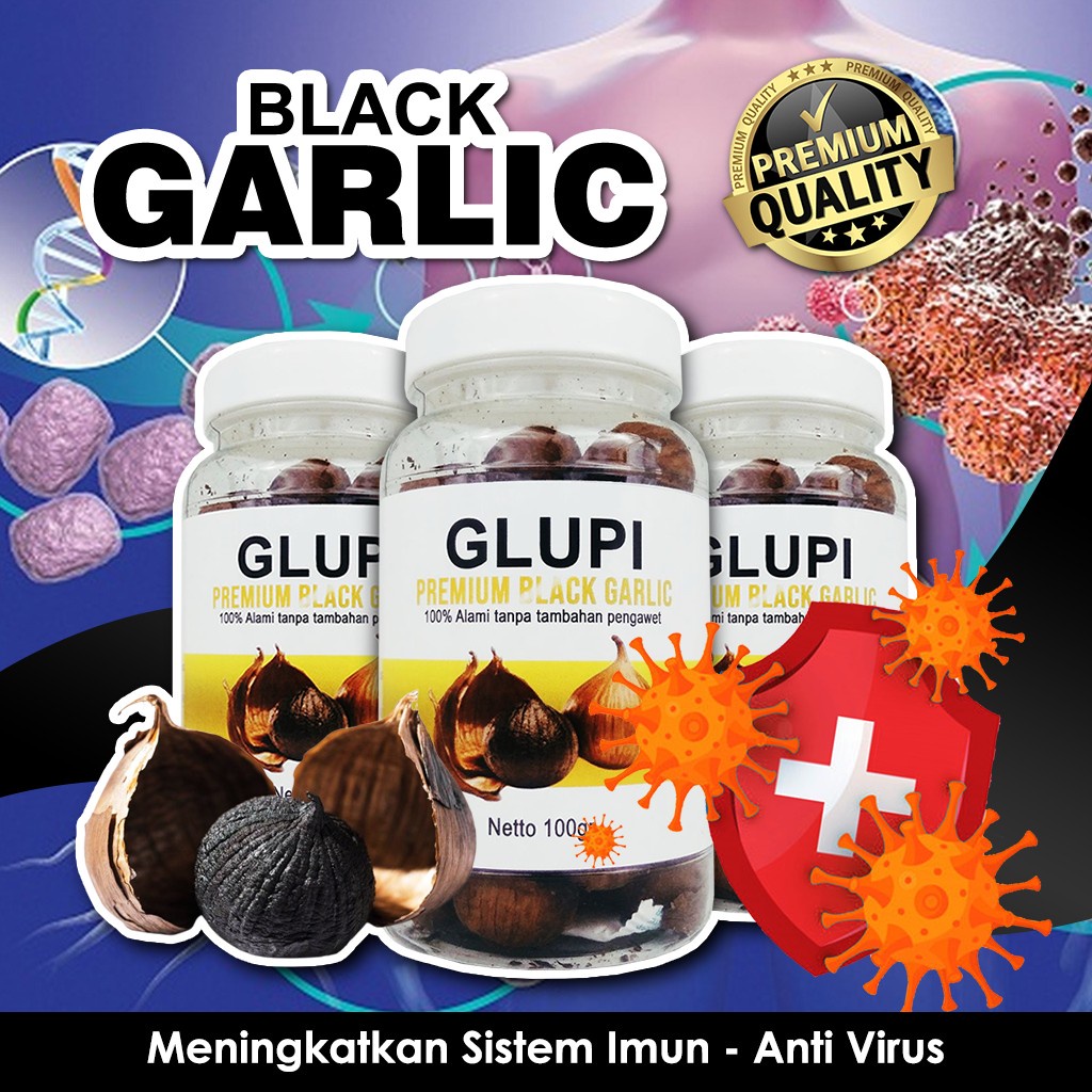 

Glupi Black Garlic Bawang Putih Lanang Hitam For High Blood Pressure Ramuan Obat Penurun Gula Darah Bawang Hitam Black Garlic Obat Otot Jantung Obat Hipertensi Jantung Gula Darah Herbal & Black Garlic Tunggal Fermentasi Bawang Putih Lanang Hitam Herbal