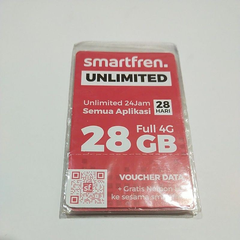 Voucher Data Smartfren Unlimited 28gb