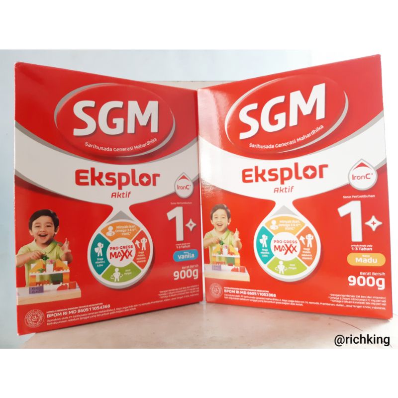 Susu SGM EKSPLOR 1 PLUS 900gr Madu