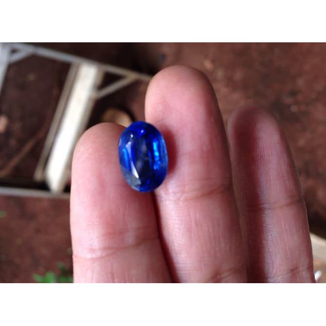 promo harga murah  Natural Royal Blue Kyanite 5.48ct (ada bonusnya) Terbaru