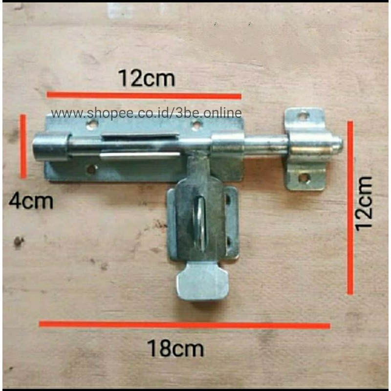 Grendel slot kuncian gembok pintu ornamen asesoris pagar gerbang berkualitas