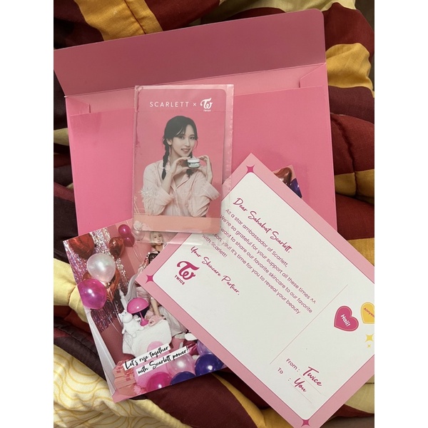 SCARLETT X TWICE Photocard MINA