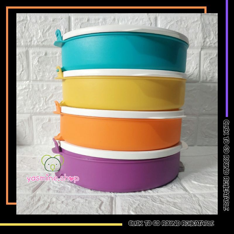 Click To Go tupperware | tempat makan susun tupperware | wadah makanan tupwr