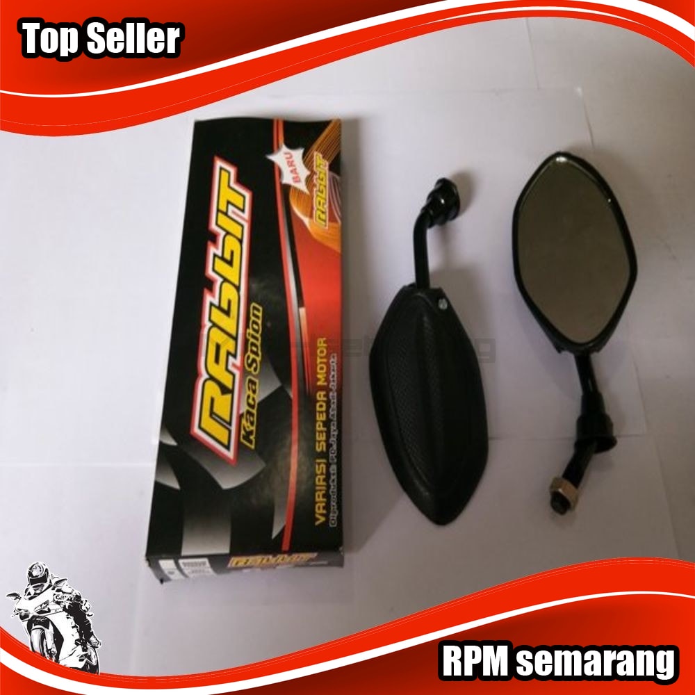 Kaca SPION mini pendek HONDA BEAT  untuk semua motor Honda drat 14  Distributor Sparepart RPMsemaran