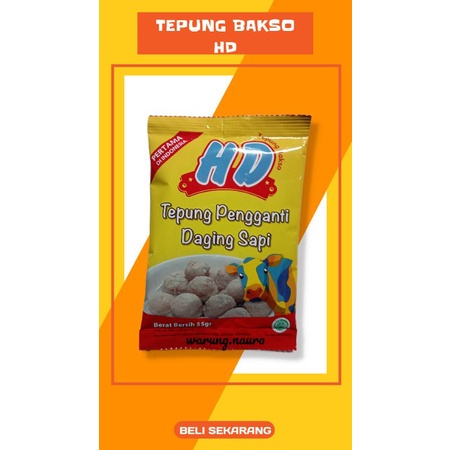 

Tepung bakso HD pengganti daging sapi