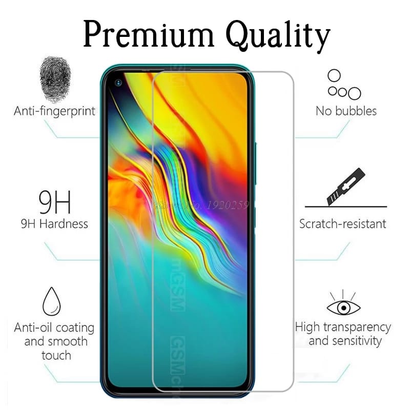 PROMO Tempered Glass Kaca Bening INFINIX Hot 9 Pro Full Layar Screen Guard Protector Antigores Kaca