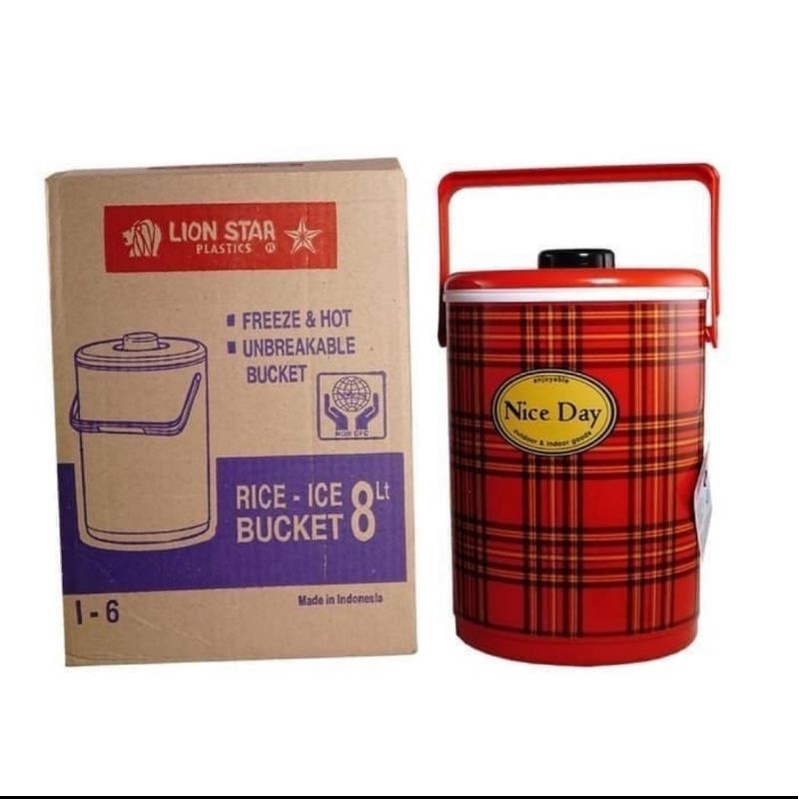 Termos Es Lion Star 8 liter/ Termos Nasi Lion star/ Rice Bucket 8 liter Liter
