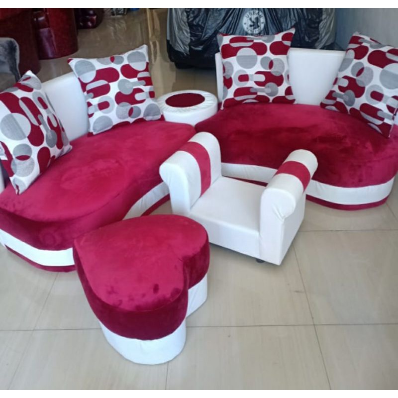 PROMO SET SOFA Murah 221 Minimalis  + Meja Kaca Khusus Surabaya / Sidoarjo