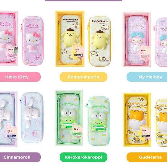 

Tokkado Sanrio Squishy Pencil Case Original Kotak Pensil Anak Lucu