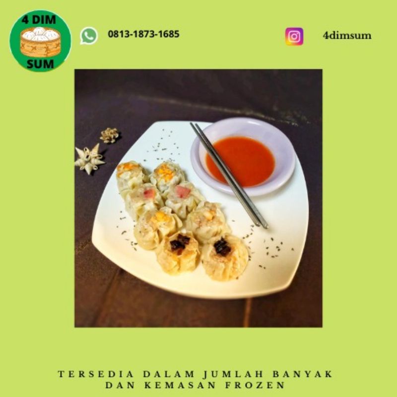 

Dimsum HALAL Ayam Frozen Mix 10 pcs