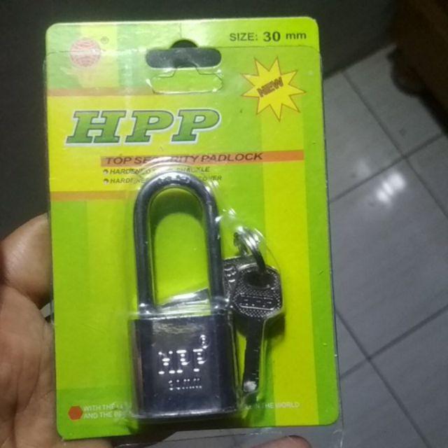 Gembok Putih 30 Mm Leher Panjang Hpp Murah