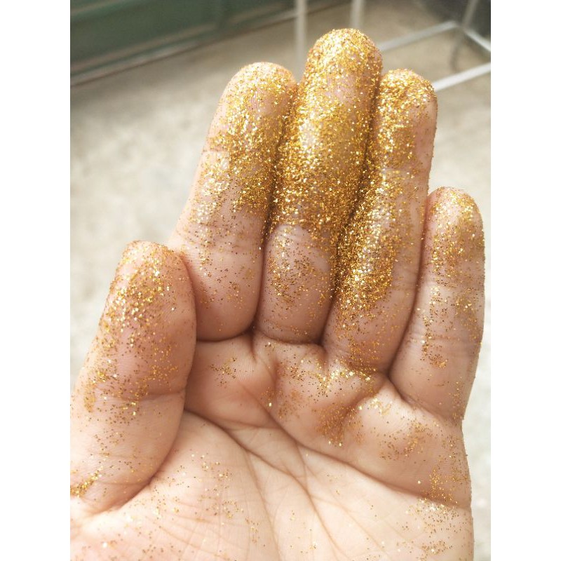 GLITTER LIGHT GOLD &amp; DEEP GOLD / SERBUK GLITTER GOLD