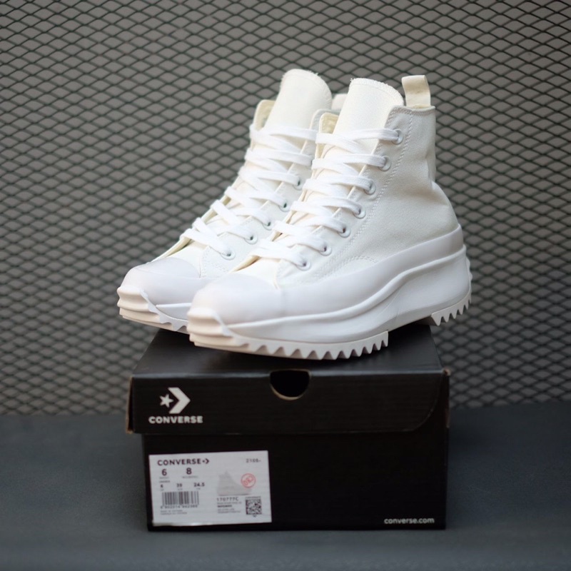 Converse Run Star Hike Lugged High All White