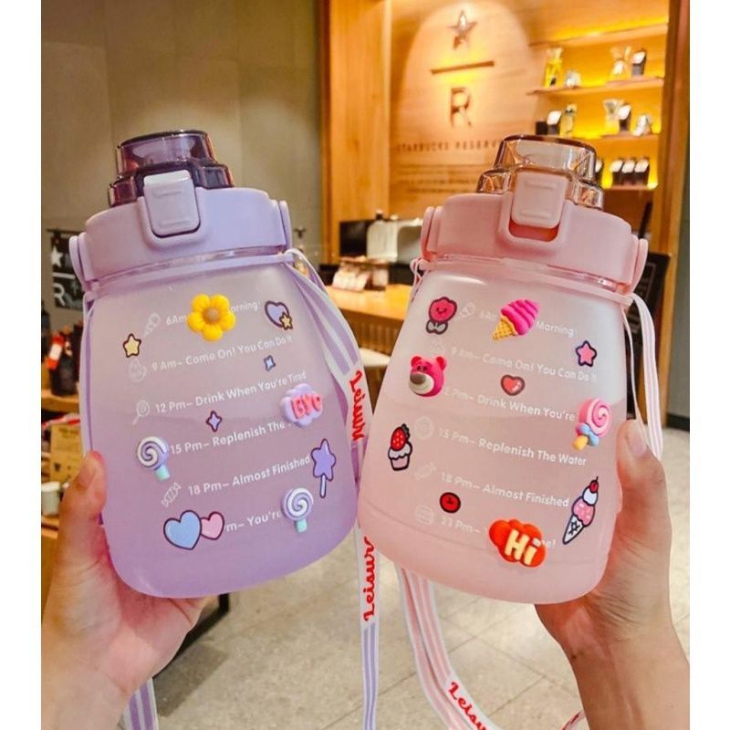 Botol gemoy 1.3liter viral free stiker
