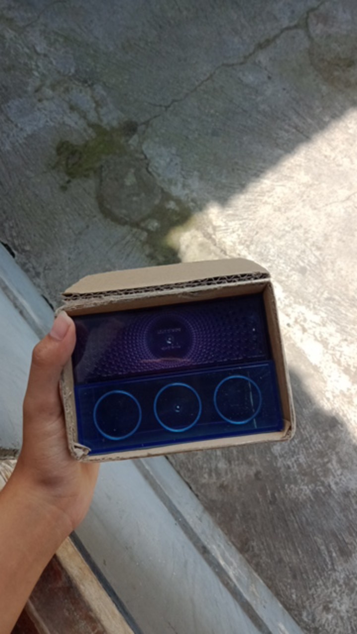 Kotak Asesoris Pernak Pernik ∭ Suvenir Ultah Mika Box Plastik Tebal Transparan Akrilik Biru / Ungu ♘