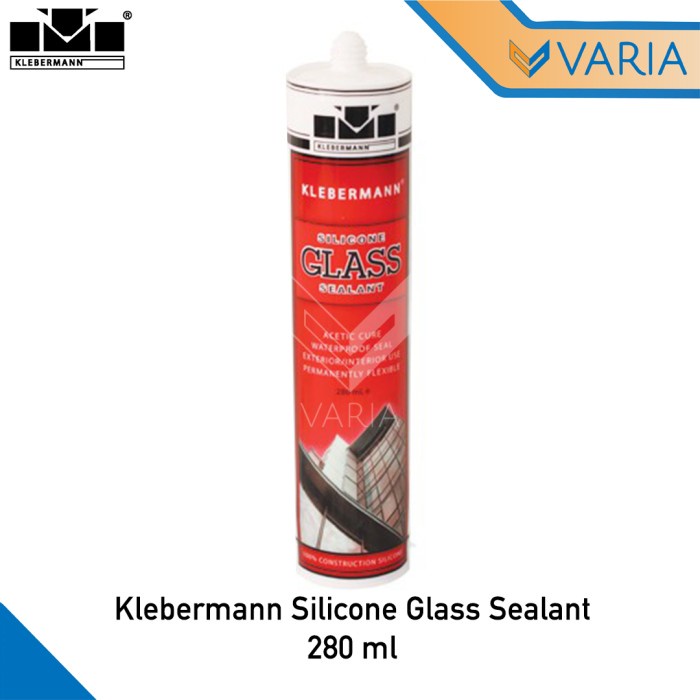 Klebermann Silicone Glass Sealant 280 ml Lem Silikon Kaca Aquarium