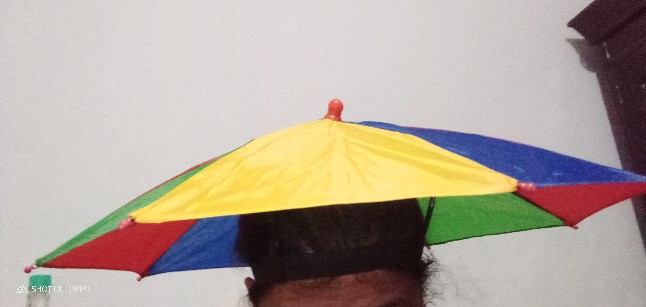Topi Payung Headband Umbrella Hat Topi Mancing Golf Unik Outdoor