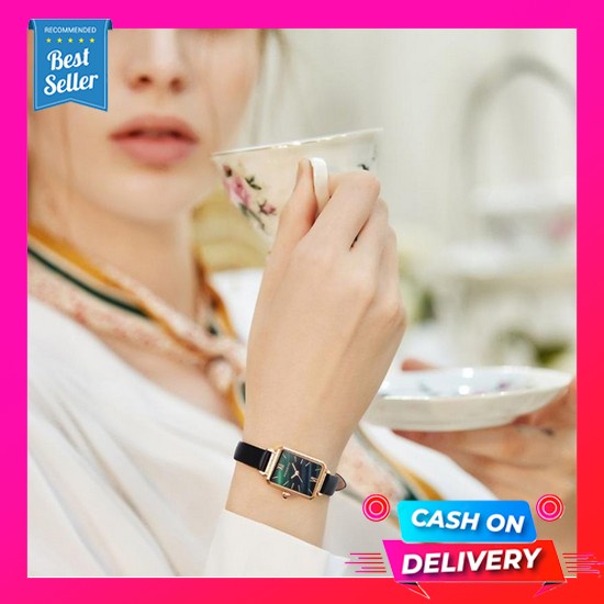 Jam Tangan Wanita Mewah Casual Jam Cewek Simple M6F1 Brunbrun Paris Seri Marlo - Dark Grey Rebirth J