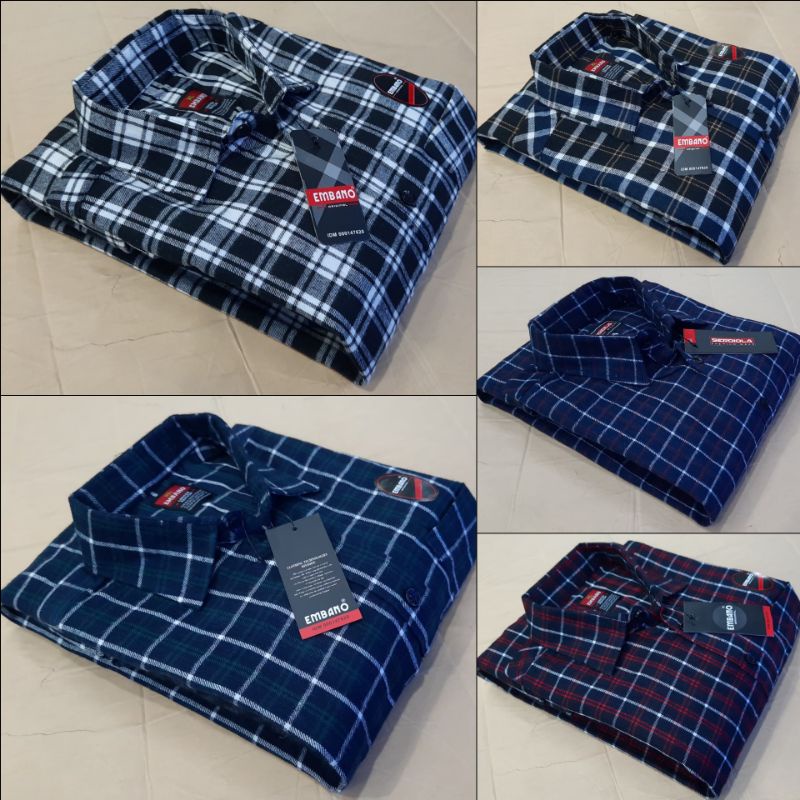 kemeja flanel lengan pendek pria - flanel pendek distro - motif kotak kotak - import terbaru - flanel lengan pendek murah