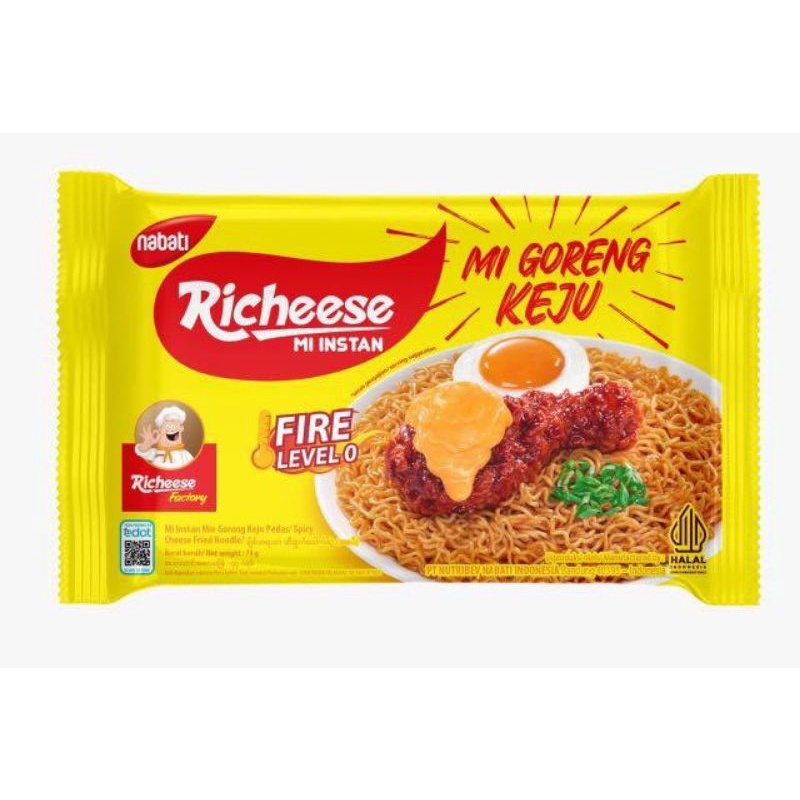 

Mie Keju Pedas Richeese Factory Level 0